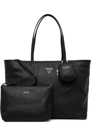 Guess Handtasche mit Logo-Schild