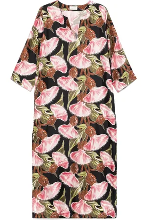 P.A.R.O.S.H. Maxikleid mit Blumen-Print