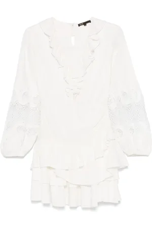 Maje Minikleid mit Rüschendetail