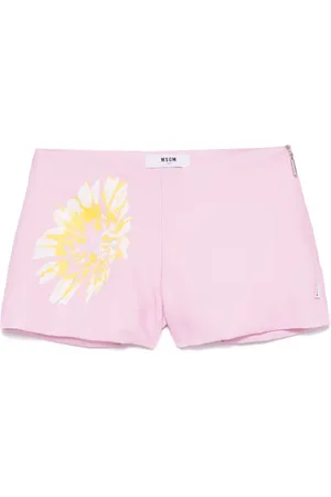 Msgm Shorts mit Blumen-Print