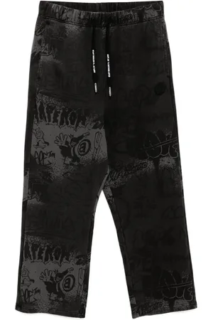 A Bathing Ape Jogginghose mit Graffiti-Print
