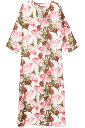 P.A.R.O.S.H. Maxikleid mit Blumen-Print