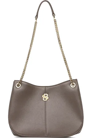 HUGO BOSS Schultertasche mit Logo-Schild
