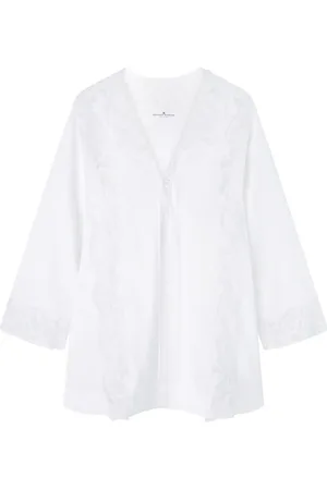 ERMANNO SCERVINO Bluse mit Blumenspitze