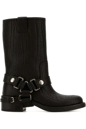 Miu Miu Stiefeletten aus Leder