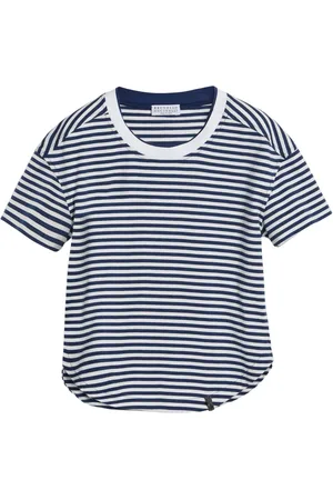 Brunello Cucinelli Gestreiftes T-Shirt