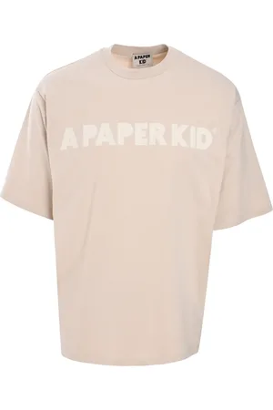 A PAPER KID T-Shirt mit Logo-Print