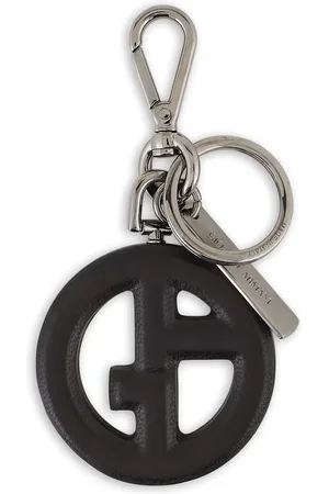 Giorgio Armani Schlüsselanhänger mit Logo-Schild