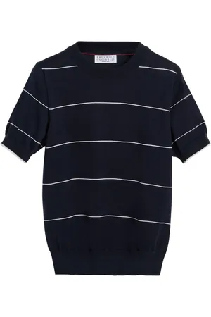 Brunello Cucinelli Gestreiftes Poloshirt