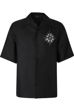 AMIRI Seidenhemd mit Logo-Stickerei