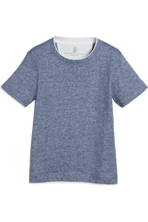 Brunello Cucinelli T-Shirt im Layering-Look