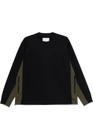 SACAI Sweatshirt mit Jersey-Struktur