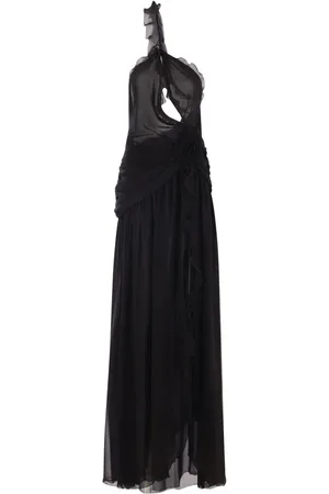 BLUMARINE Georgette-Abendkleid