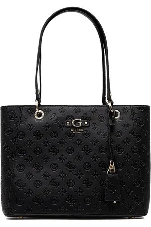 Guess Handtasche mit Logo-Schild