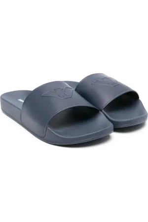 Emporio Armani Pantoletten mit Logo-Prägung