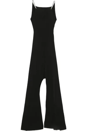 DAVID KOMA Kristallverziertes Abendkleid
