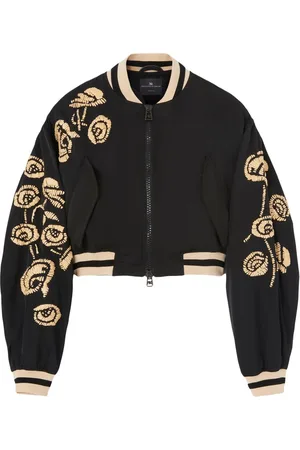 ERMANNO SCERVINO Bomberjacke mit Blumenstickerei