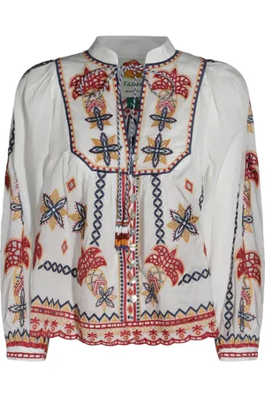 Farm Rio Bestickte Bluse