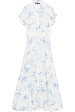 Maje Maxikleid mit Blumen-Print