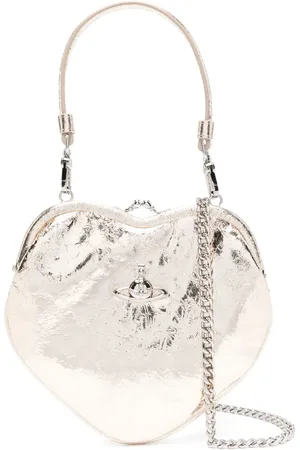 Vivienne Westwood Belle Heart Frame Tote Bag