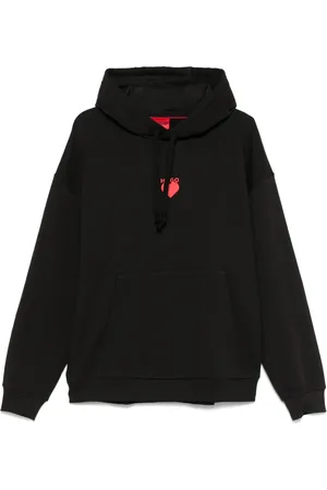 HUGO BOSS Hoodie mit Herz-Print