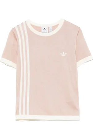 adidas Gestricktes T-Shirt mit 3 Streifen