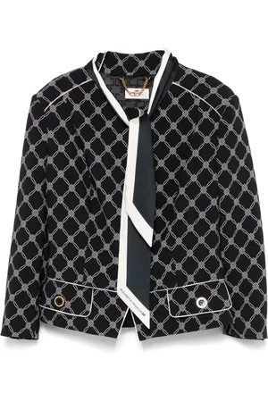 Elisabetta Franchi Kreppjacke mit Print