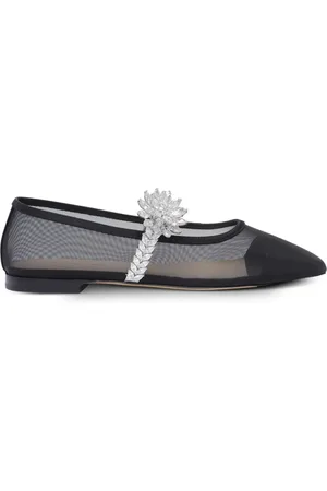 Mach & Mach Lotus Flower Ballerinas