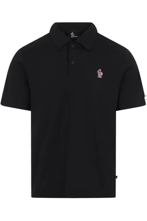 Moncler Poloshirt mit Logo-Patch