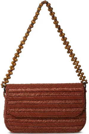 0711 Schultertasche mit Haselnussbraun