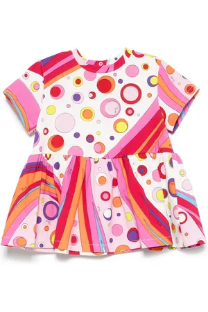PUCCI Junior Kleid mit Solid-Print