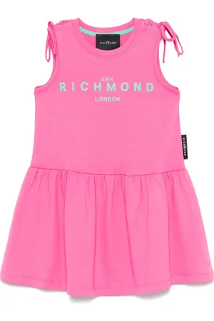 John Richmond Kleid mit Logo-Print