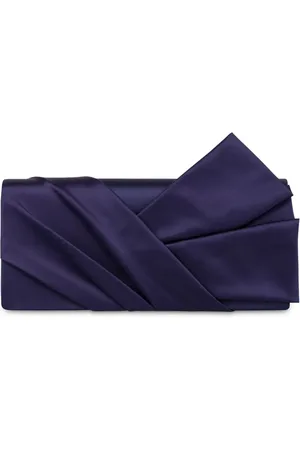 Alberta Ferretti Clutch mit Satineinsätzen
