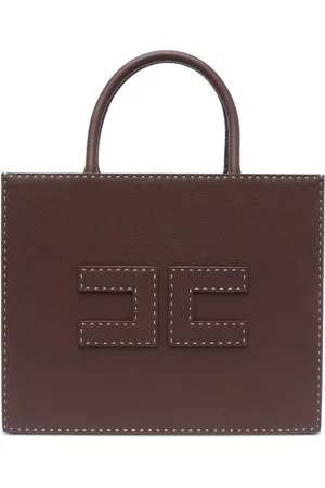 Elisabetta Franchi Shopper mit Kontrastnähten