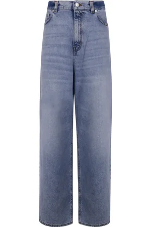 haikure Gerade High-Waist-Jeans