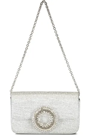 Aquazzura Schultertasche mit Kristallen