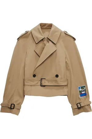 Msgm Cropped-Jacke im Trench-Look