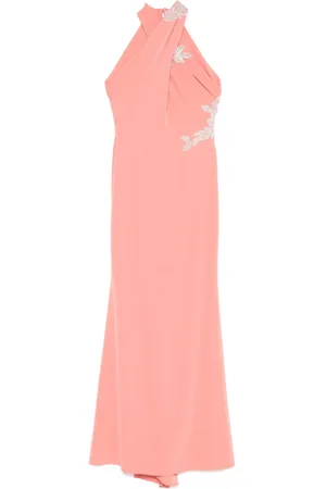 Cristallini Maxikleid aus Stretch-Krepp