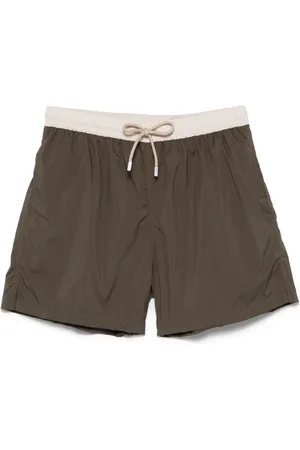 FEDELI Badeshorts mit Logo-Patch