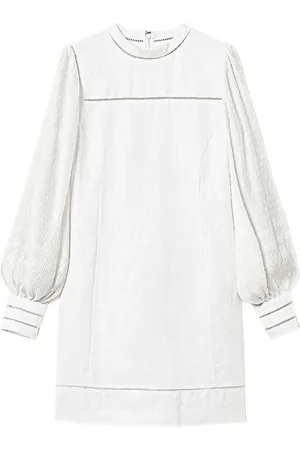 Twin-Set Perforiertes Midikleid