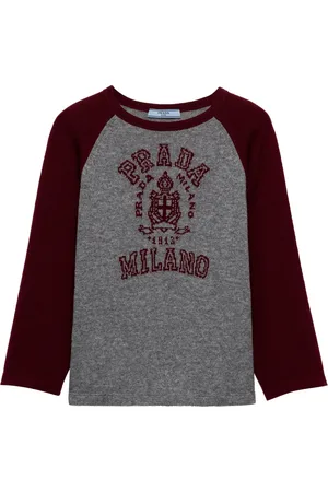 Prada Pullover mit Logo-Intarsie