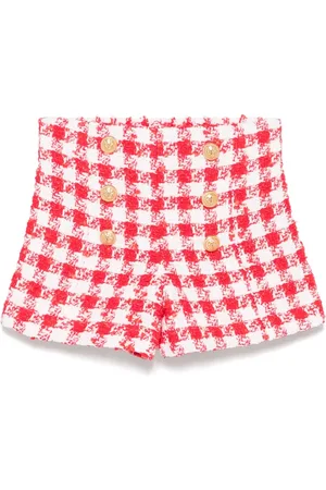 Balmain Karierte Shorts