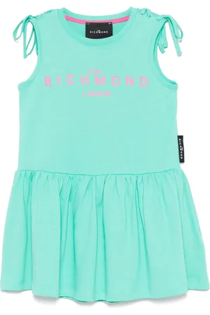 John Richmond Kleid mit Logo-Print