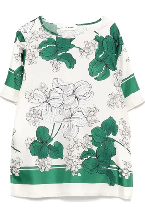 P.A.R.O.S.H. T-Shirt mit Blumen-Print