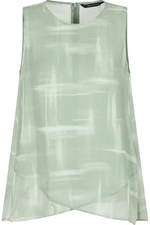 Armani Exchange Bluse mit abstraktem Print