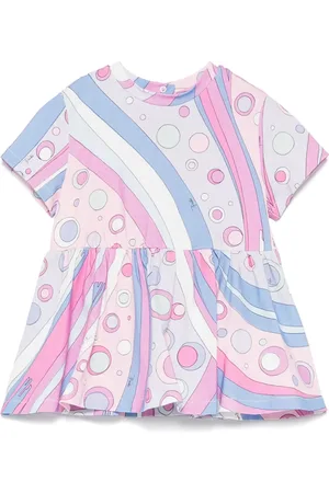 PUCCI Junior Kleid mit Fontane-Print