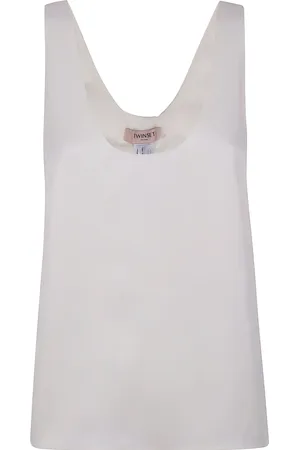 Twin-Set Klassische Satinbluse