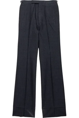 Prada Technical Hose mit weitem Bein