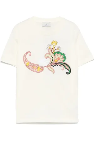 Etro T-Shirt mit Paisley-Motiv
