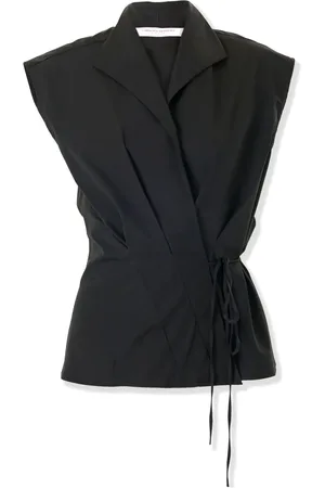Carolina Herrera Top im Wickel-Design